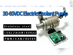 مضخة المبرد الكهربائي من الفولاذ المقاوم للصدأ 48 فولت لإدارة الحرارة في تخزين الطاقة