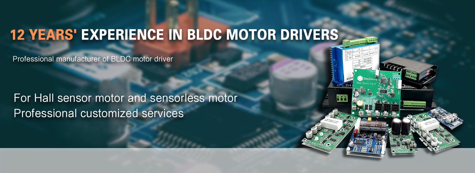 3 مراحل سائق محرك BLDC